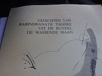Gedichtenbundel tagore de wassende maan 1976 - afbeelding 2 van  4