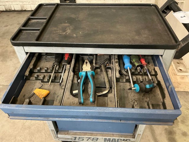 Gedore 1578 magic gereedschapswagen - afbeelding 4 van  9