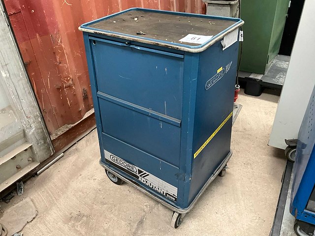 Gedore adjudant 2000 gereedschapswagen - afbeelding 1 van  3