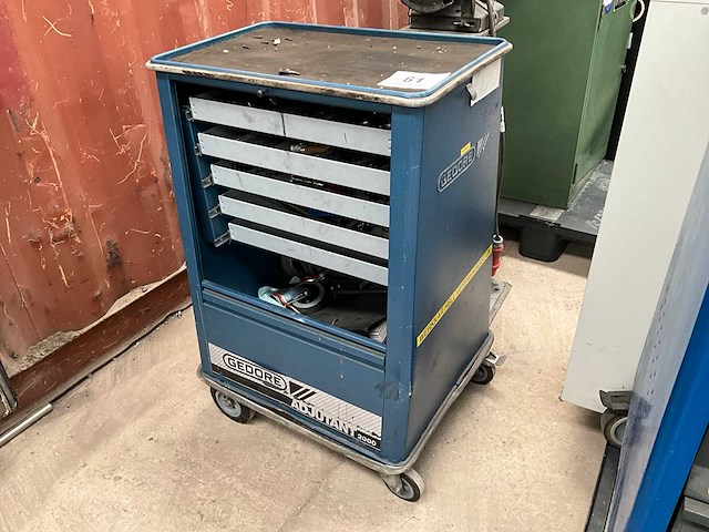 Gedore adjudant 2000 gereedschapswagen - afbeelding 2 van  6