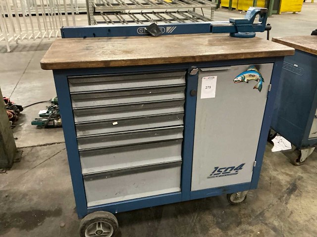 Gedore gereedschapswagen - afbeelding 3 van  8