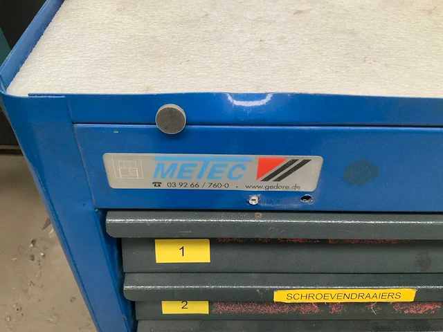 Gedore metec gereedschapswagen - afbeelding 6 van  11