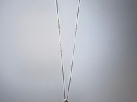 Geelgouden halsketting vv diamant