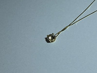 Geelgouden halsketting vv diamant - afbeelding 10 van  11