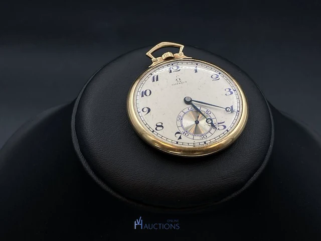 Geelgouden zakhorloge omega - afbeelding 1 van  13