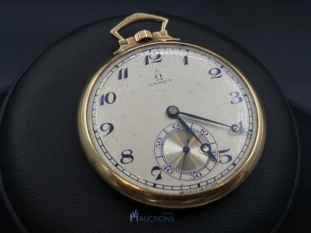 Geelgouden zakhorloge omega - afbeelding 6 van  13