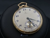 Geelgouden zakhorloge omega - afbeelding 6 van  13