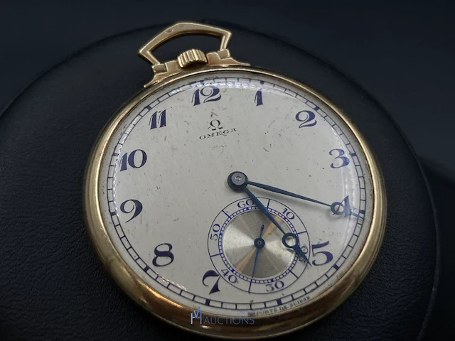 Geelgouden zakhorloge omega - afbeelding 7 van  13