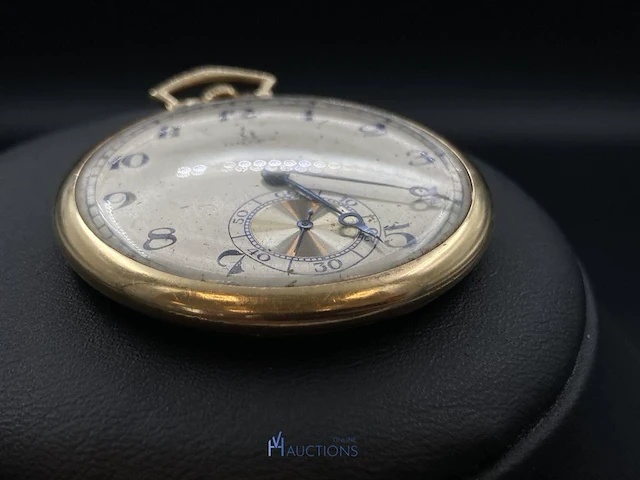 Geelgouden zakhorloge omega - afbeelding 9 van  13