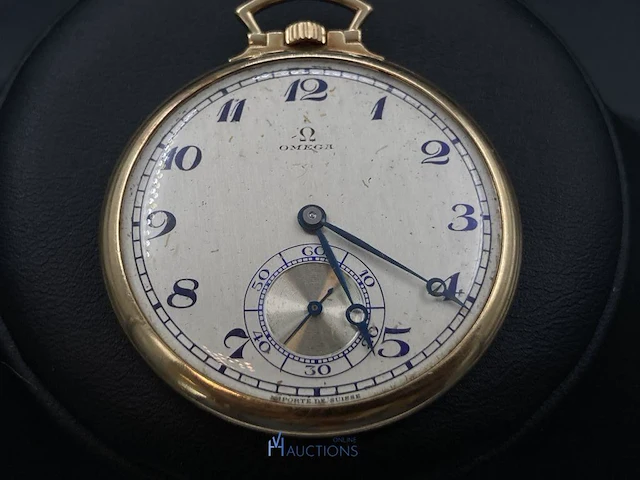 Geelgouden zakhorloge omega - afbeelding 13 van  13