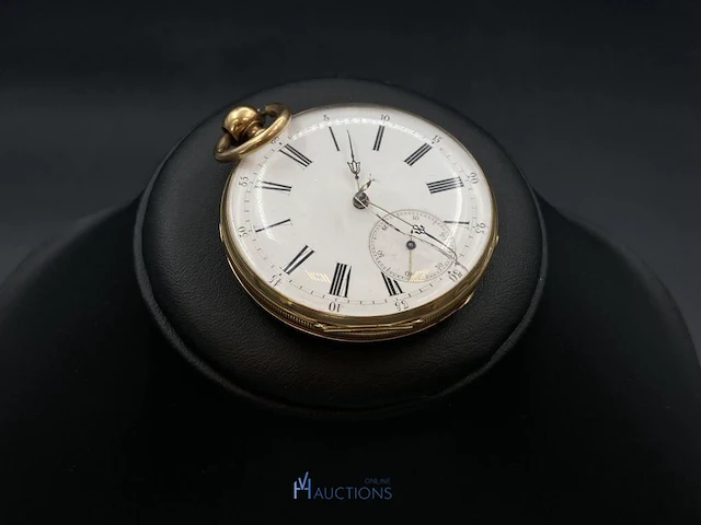Geelgouden zakhorloge - afbeelding 1 van  9