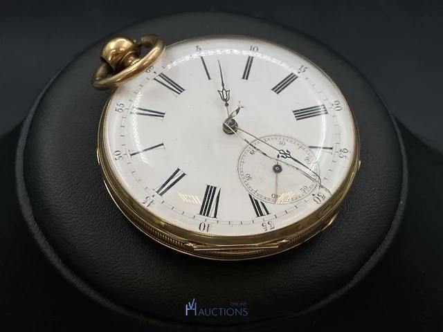 Geelgouden zakhorloge - afbeelding 2 van  9