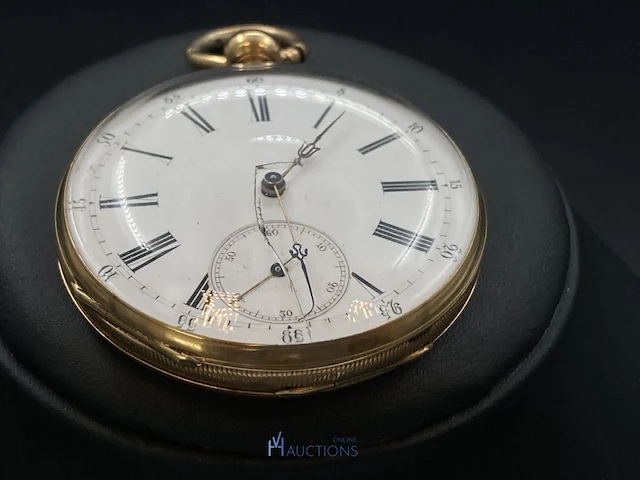 Geelgouden zakhorloge - afbeelding 9 van  9