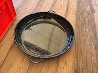 Geëmailleerde paellapan (3x) - afbeelding 1 van  2