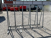 Gegalvaniseerd opslag-/transportrek voor platen, glas,... - afbeelding 1 van  7