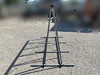 Gegalvaniseerd opslag-/transportrek voor platen, glas,... - afbeelding 2 van  7