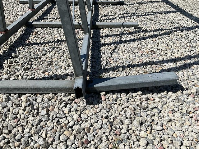 Gegalvaniseerd opslag-/transportrek voor platen, glas,... - afbeelding 6 van  7