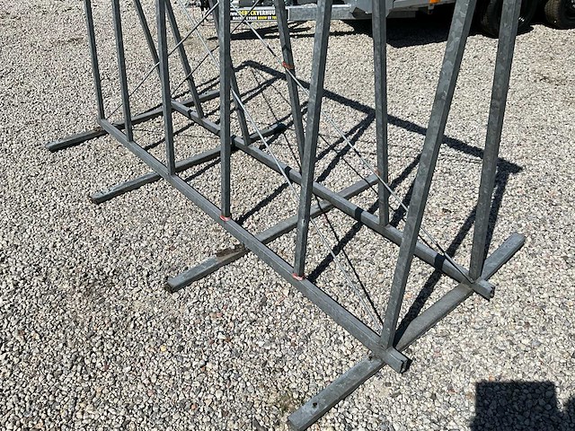 Gegalvaniseerd opslag-/transportrek voor platen, glas,... - afbeelding 3 van  6