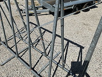 Gegalvaniseerd opslag-/transportrek voor platen, glas,... - afbeelding 4 van  6