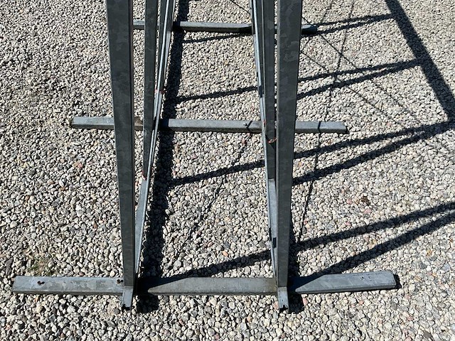 Gegalvaniseerd opslag-/transportrek voor platen, glas,... - afbeelding 6 van  6