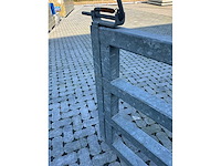 Gegalvaniseerd uitschuifbare weidepoort - afbeelding 5 van  8