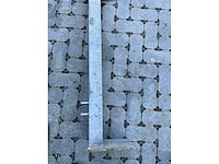 Gegalvaniseerd uitschuifbare weidepoort - afbeelding 8 van  8