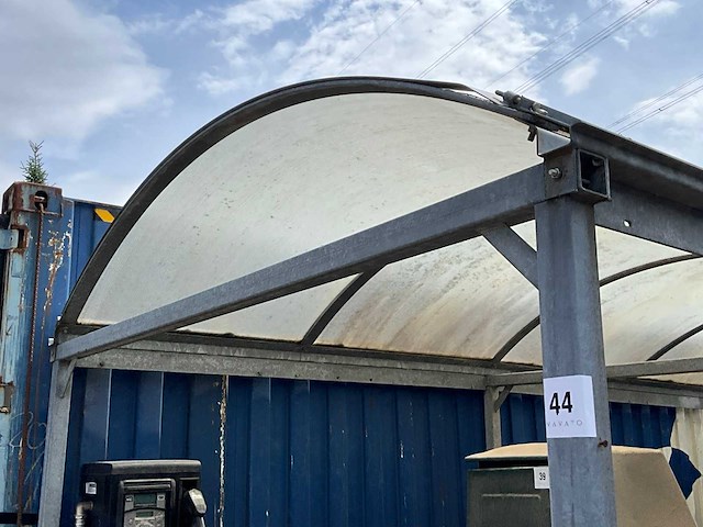 Gegalvaniseerde carport - afbeelding 3 van  4