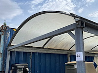 Gegalvaniseerde carport - afbeelding 3 van  4