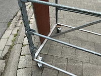 Gegalvaniseerde dubbelzijdige rollenkar - afbeelding 4 van  4