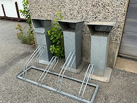 Gegalvaniseerde outdoor asbak (3x) - afbeelding 1 van  3