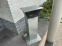 Gegalvaniseerde outdoor asbak - afbeelding 1 van  2