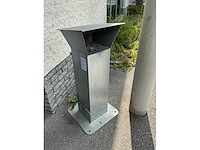 Gegalvaniseerde outdoor asbak - afbeelding 2 van  2