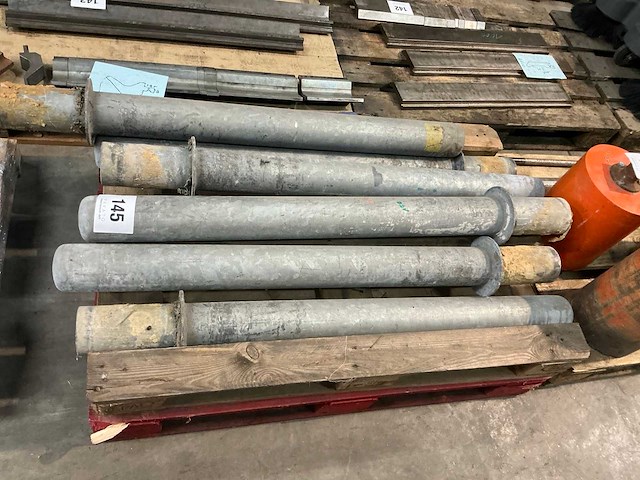 Gegalvaniseerde palen (6x) - afbeelding 2 van  3