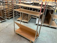 Gegalvaniseerde plantenkar (5x)