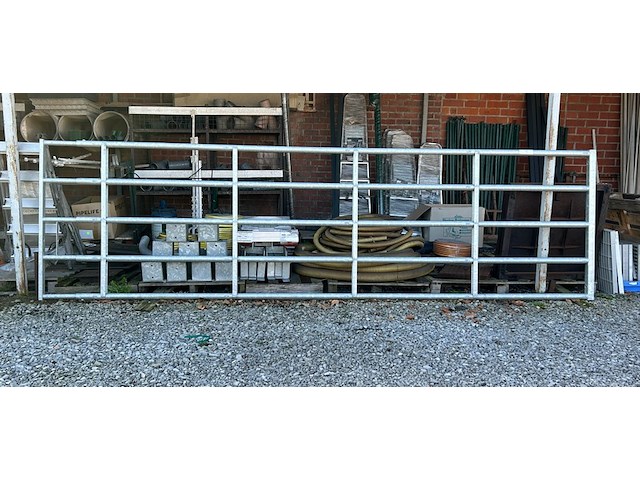 Gegalvaniseerde weidepoort - afbeelding 1 van  7