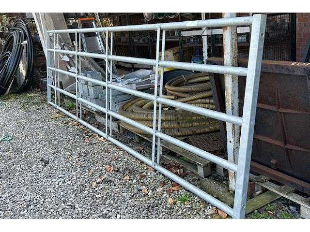 Gegalvaniseerde weidepoort - afbeelding 7 van  7