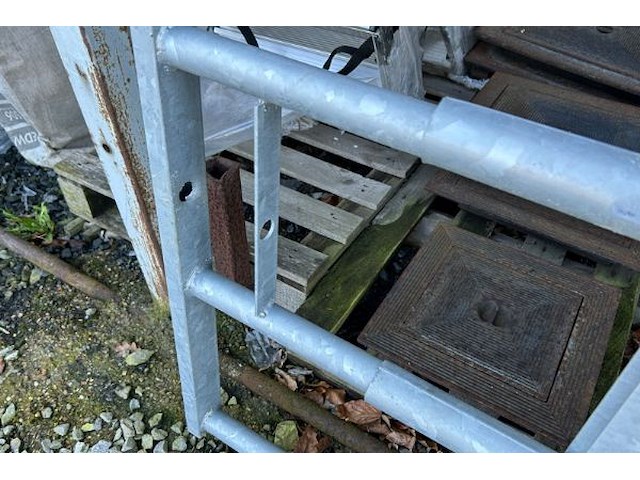 Gegalvaniseerde weidepoort - afbeelding 2 van  7