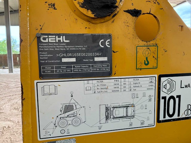Gehl - r165 - compact loader - 2021 - afbeelding 5 van  18