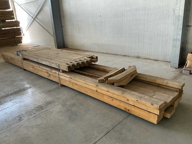 Geïmpregneerd vuren carport - afbeelding 1 van  6