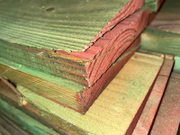 Geïmpregneerde houten balken/planken - afbeelding 3 van  7