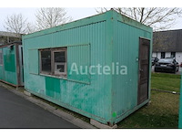 Geïsoleerde container op de bouwplaats - afbeelding 2 van  18