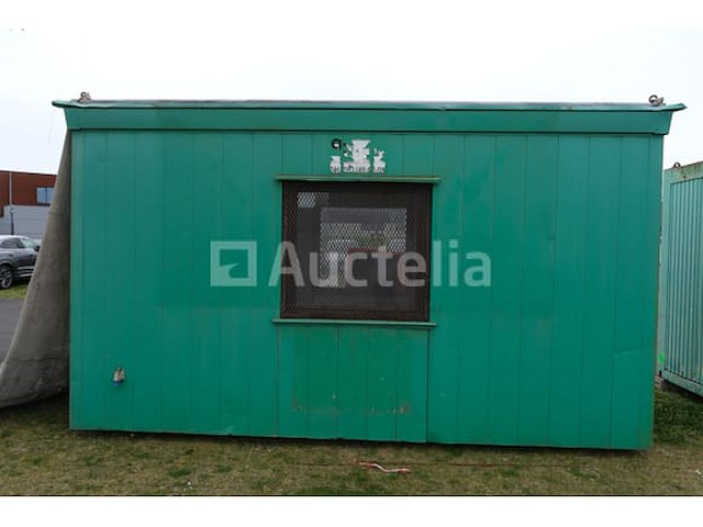 Geïsoleerde container op de bouwplaats - afbeelding 14 van  15