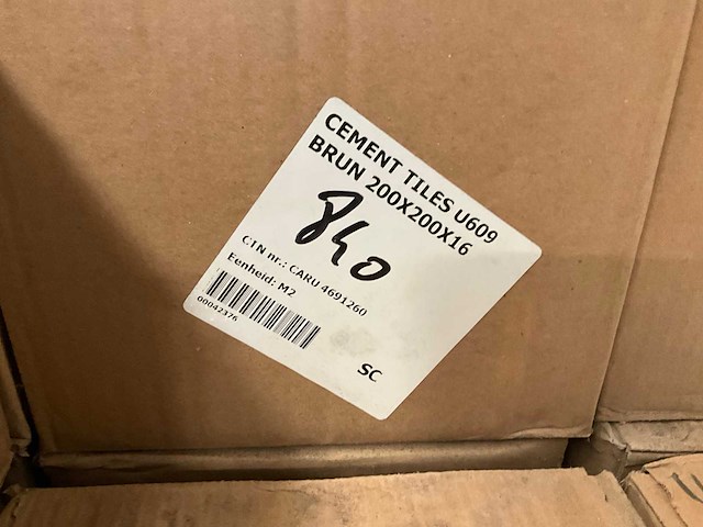 Gekleurde cement vloertegel - afbeelding 3 van  3