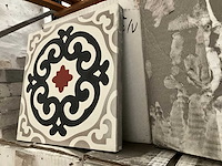 Gekleurde cement vloertegel - afbeelding 3 van  3