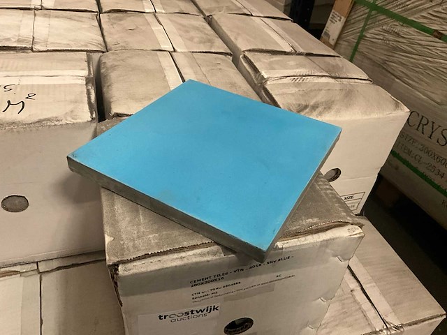 Gekleurde cement vloertegel - afbeelding 2 van  3