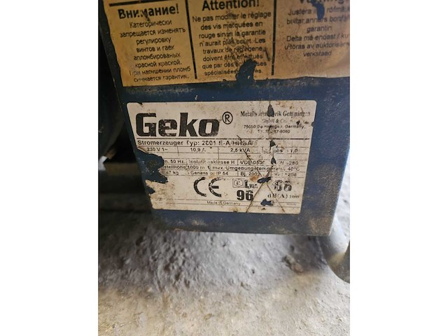 Geko 2801 generatorset - afbeelding 5 van  5