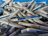 Geko partij permanent oil markers wit - afbeelding 2 van  3