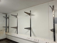 Gekoeld / set van 2 roestvrijstalen tafels / barkoelkast / 2 planken - afbeelding 1 van  2