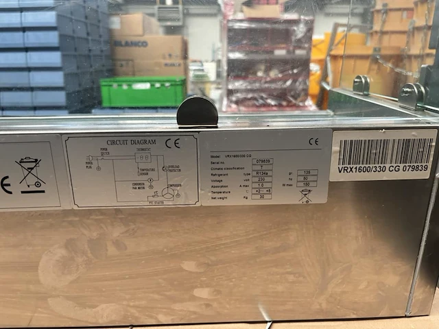 Gekoelde saladette engelen-heere vrx1600/330 cg - afbeelding 4 van  5