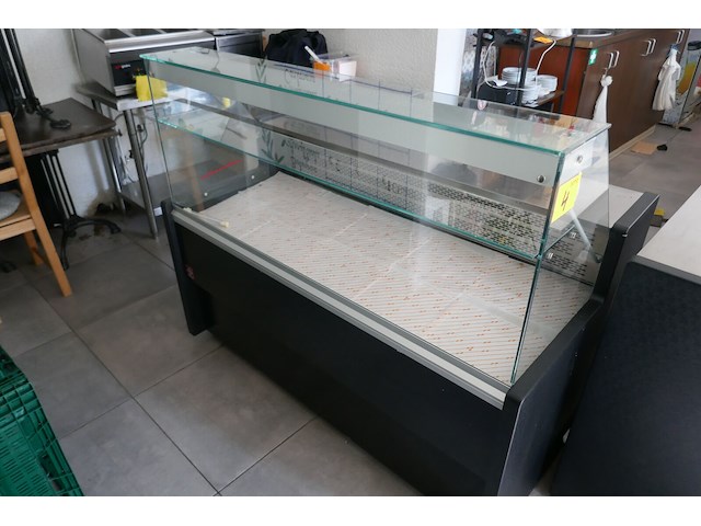 Gekoelde toonbank met glazen opzetvitrine diamond bouwjaar 2024 - afbeelding 1 van  6